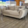 2-Seater Champagne Tufted Butterfly Love Seat Sofa