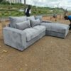 5-Seater Ash Grey Chaise Sectional Sofa