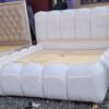 5x6 White Boucle Bubble Bed